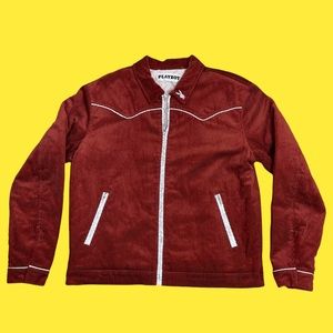 Burgundy Playboy jacket